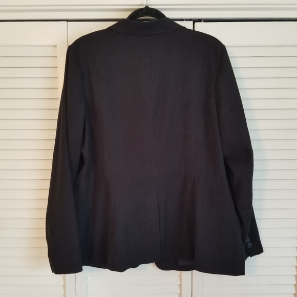 Denim & Co black blazer size XL - Picture 6 of 6